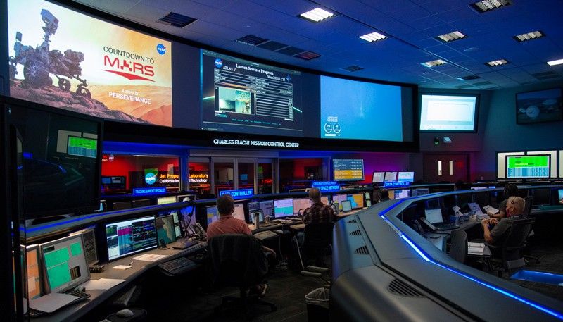 Communication engineers at NASA’s Jet Propulsion Laboratory