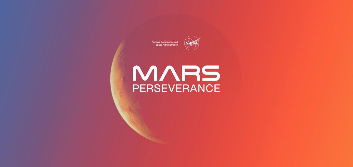 Mars planet with gradient background