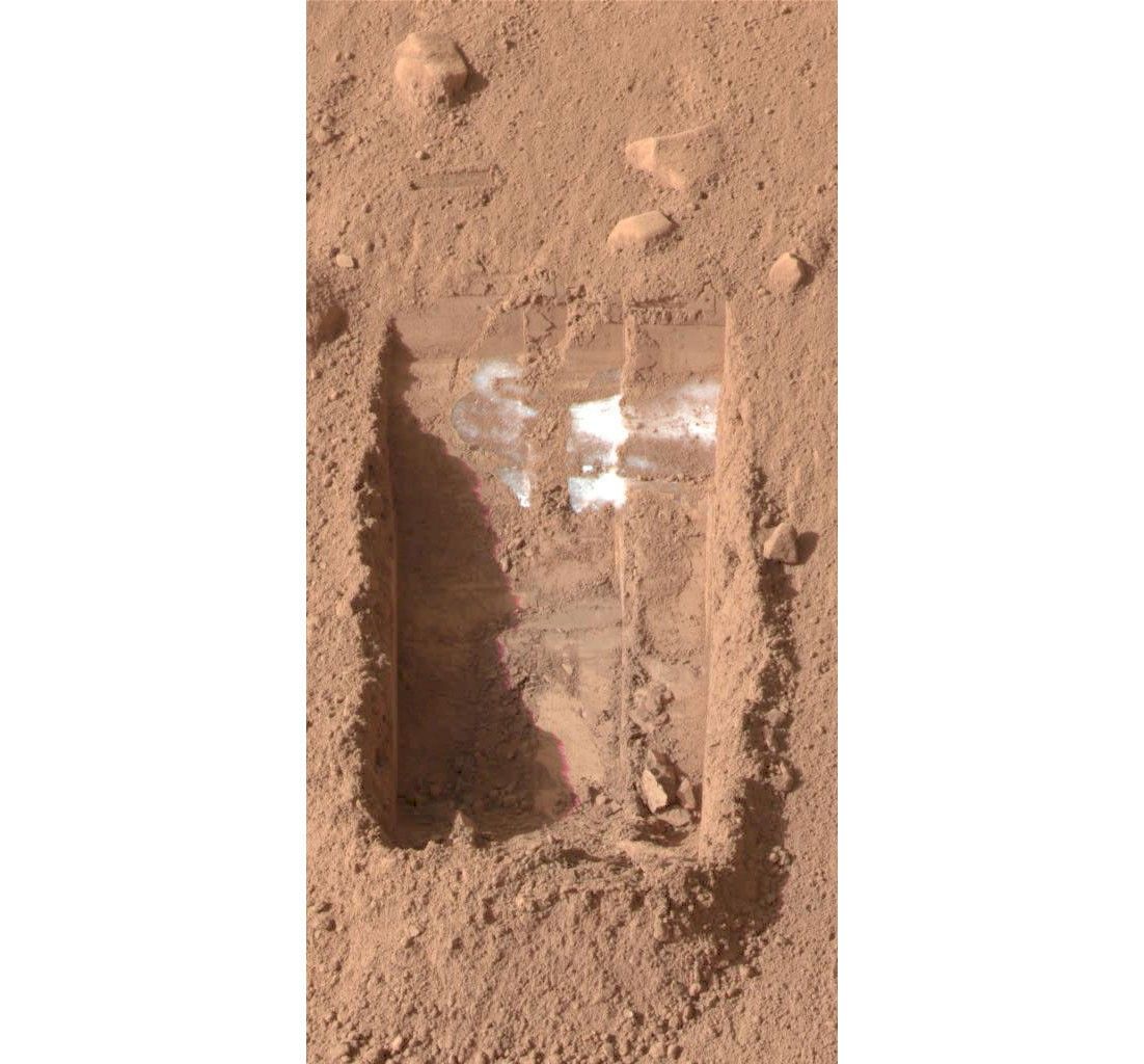 track on Mars