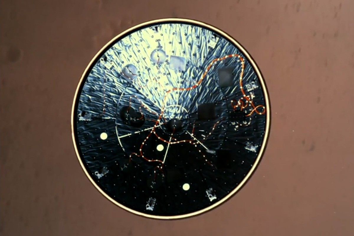 Mars 2020 spacecraft’s heat shield falling away