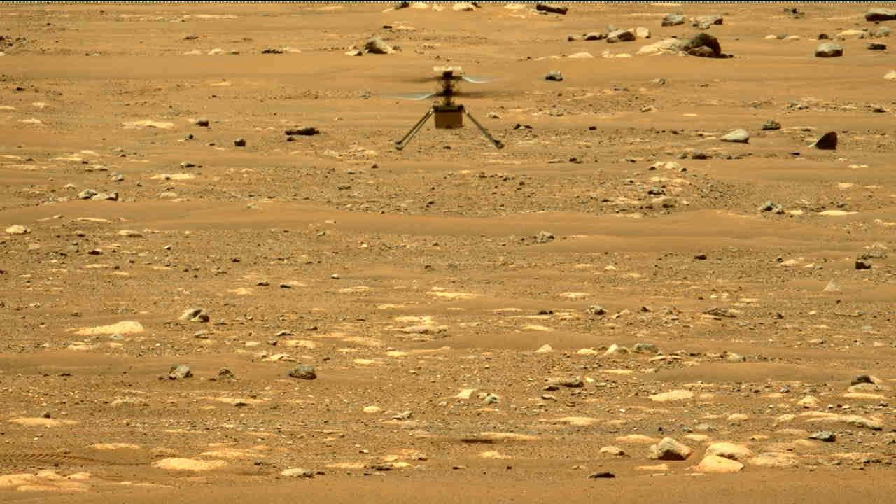 NASA’s Mars Perseverance rover acquired this image using its left Mastcam-Z camera. Mastcam-Z is a pair of cameras located high on the rover’s mast. This is one still frame from a sequence captured by the camera while taking video. This image was acquired on Apr. 22, 2021.