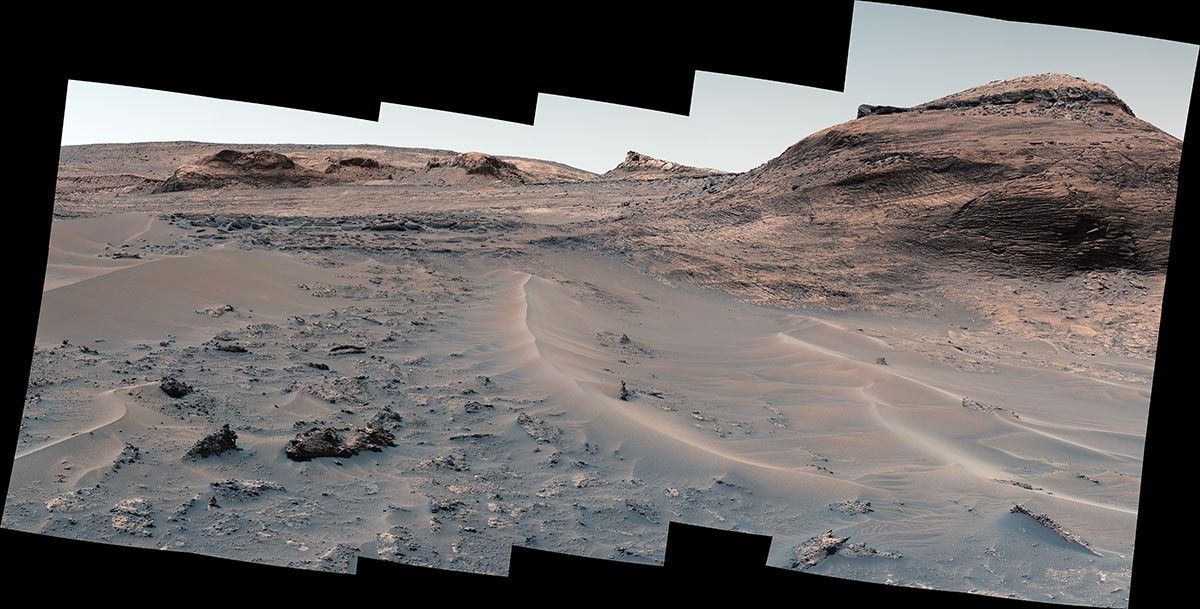 Sand Ridge System Curiosity's View of Sand Ridges and 'Bolivar' - NASA Science