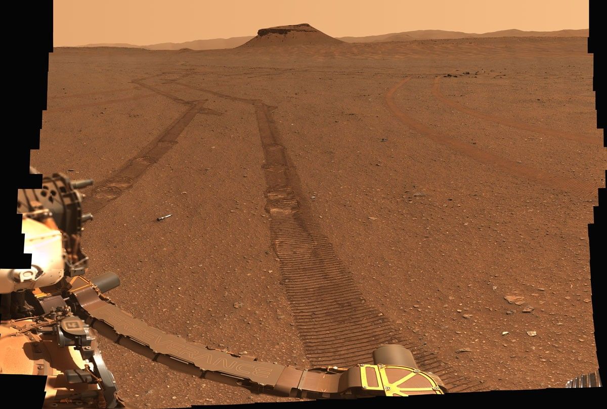 NASA’s Perseverance rover captured this portrait of its recently completed sample depot using its Mastcam-Z camera on Jan. 31, 2023, the 693rd Martian day, or sol, of the mission.