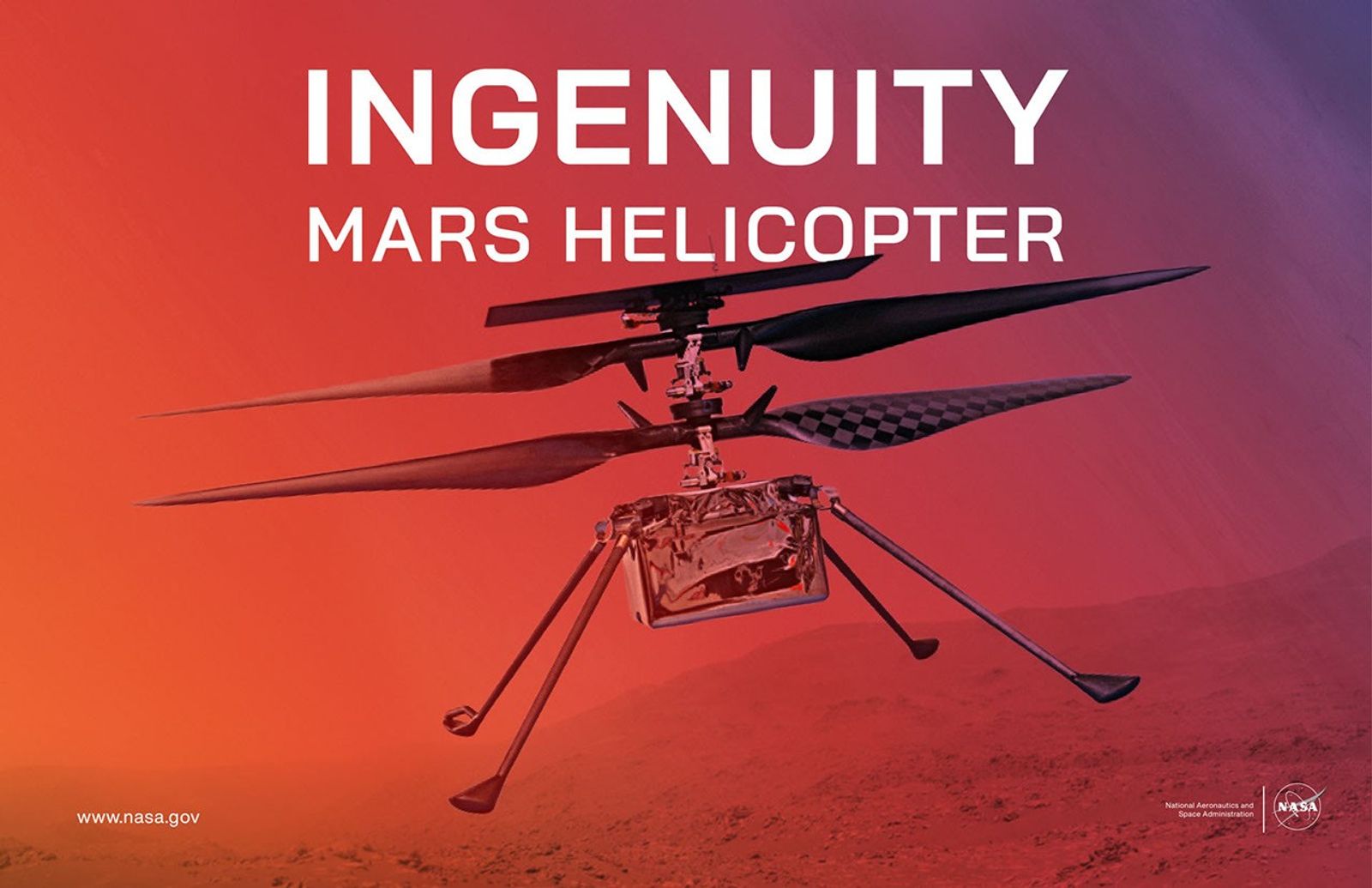 Ingenuity, Mars Helicopter infographic