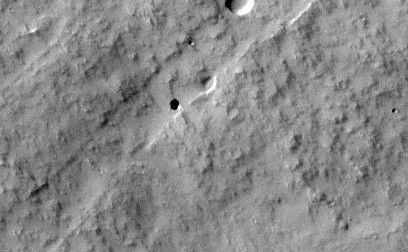 Martian Pit Feature Found by Seventh Graders