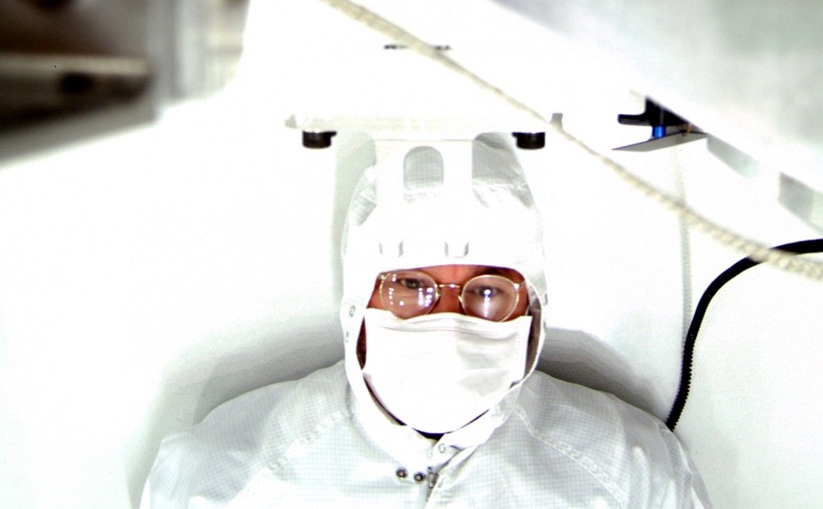 The Mars Descent Imager for NASA's Mars Science Laboratory took this image in October 2008.