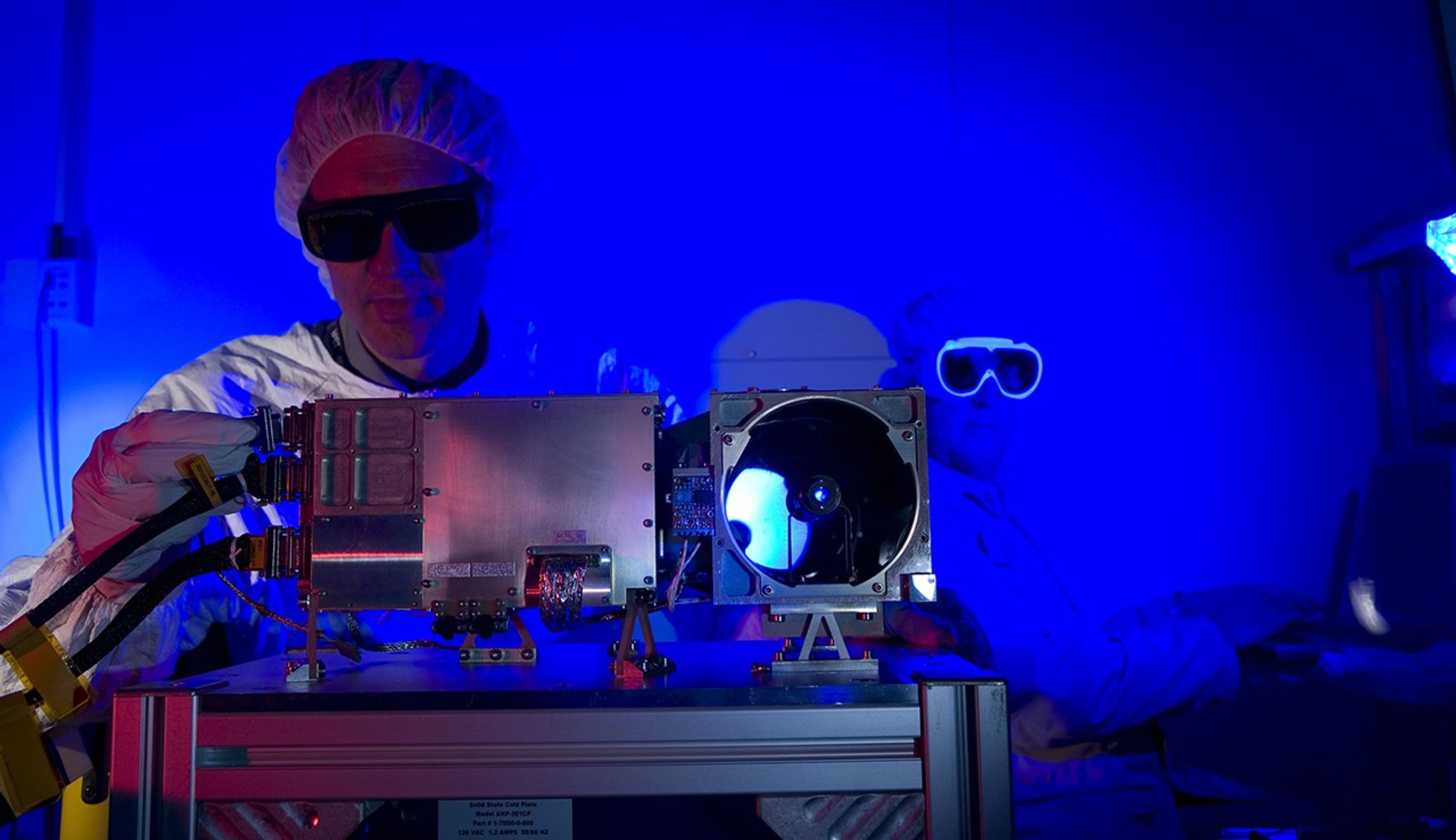 ChemCam Mast Unit Being Prepared for Laser Firing