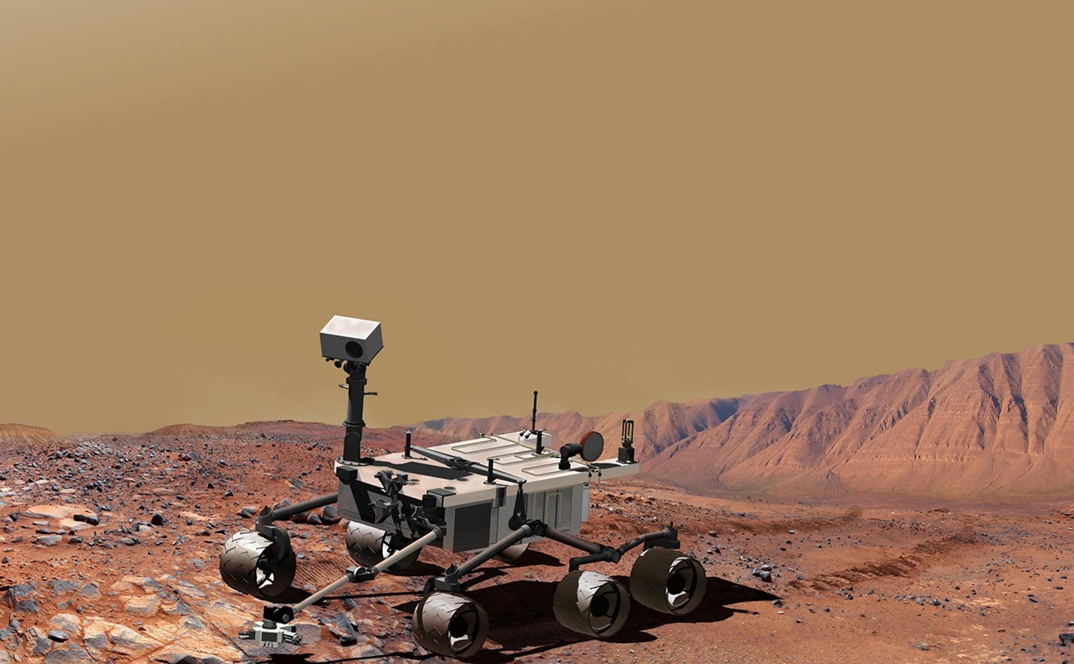 NASA's Mars Science Laboratory, a mobile robot for investigating Mars' past or present ability to sustain microbial life, is in development for a launch opportunity in 2009.