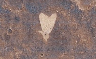 Heart-shaped Feature in Arabia Terra - NASA Science