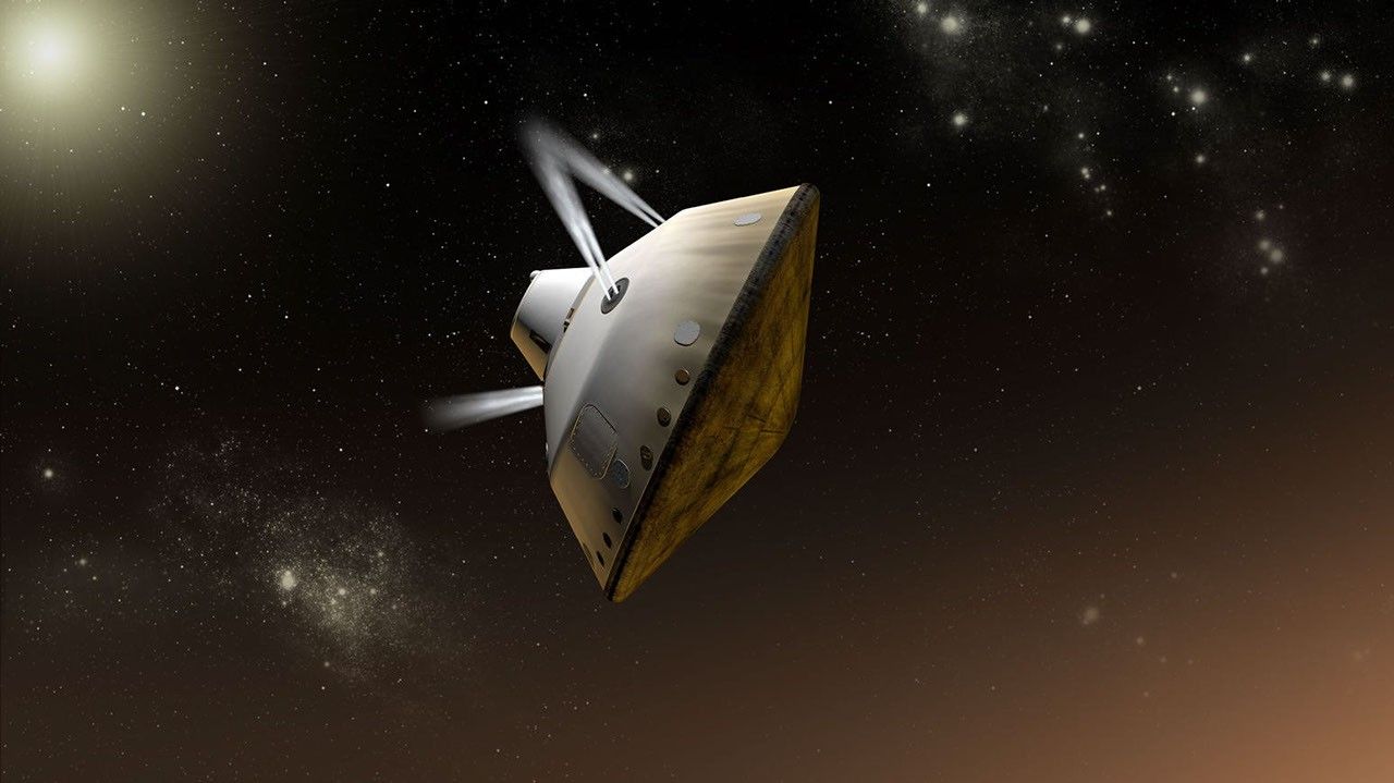Mars Science Laboratory Guided Entry at Mars, Artist's