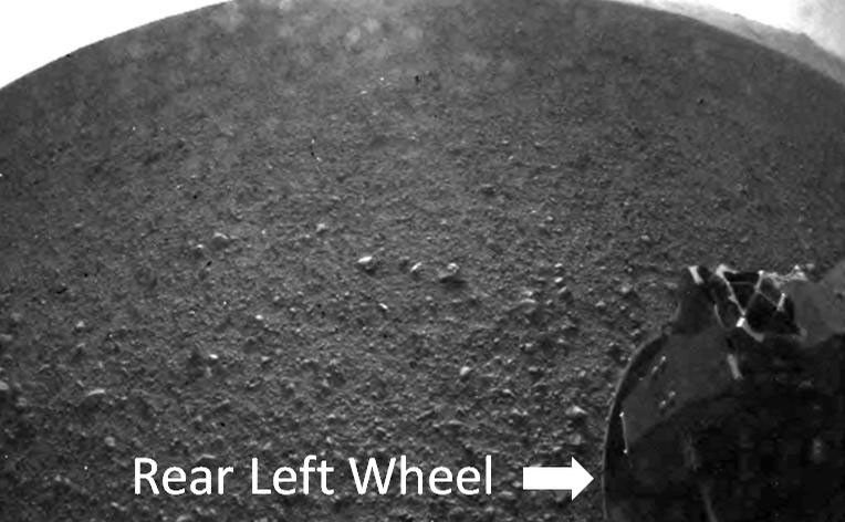 Curiosity's Rear View, Annotated