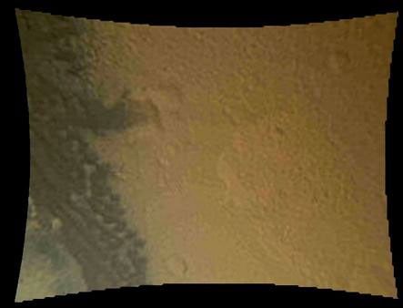 Martian Surface Below Curiosity