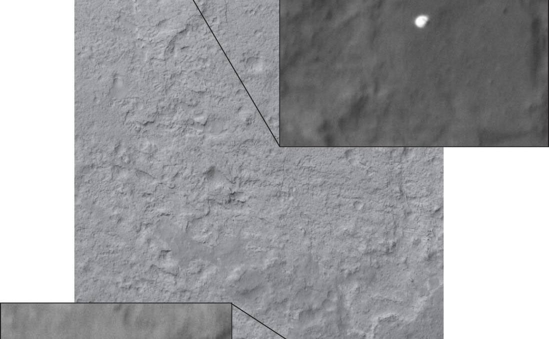 Curiosity Sails to Mars as Heat Shield Falls Away
