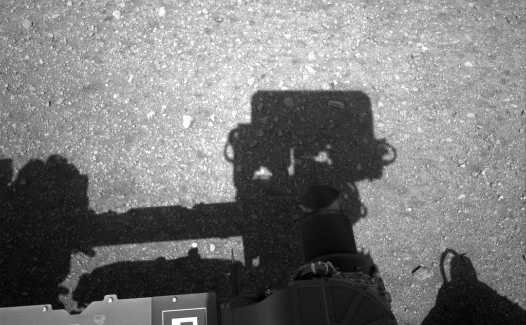 Curiosity Looks Away from the Sun