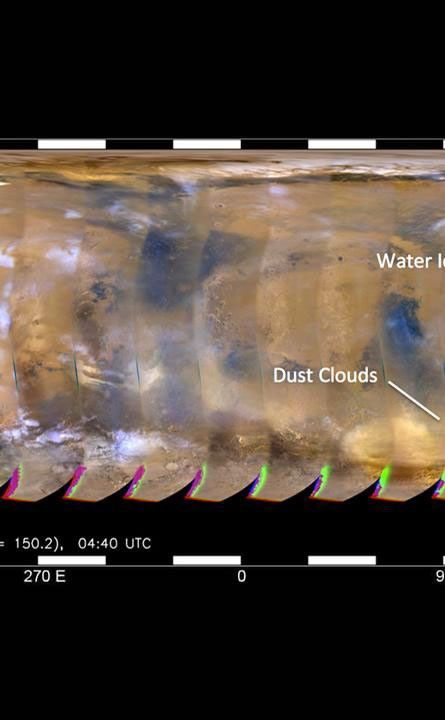 Mars Weather Map, Aug. 5