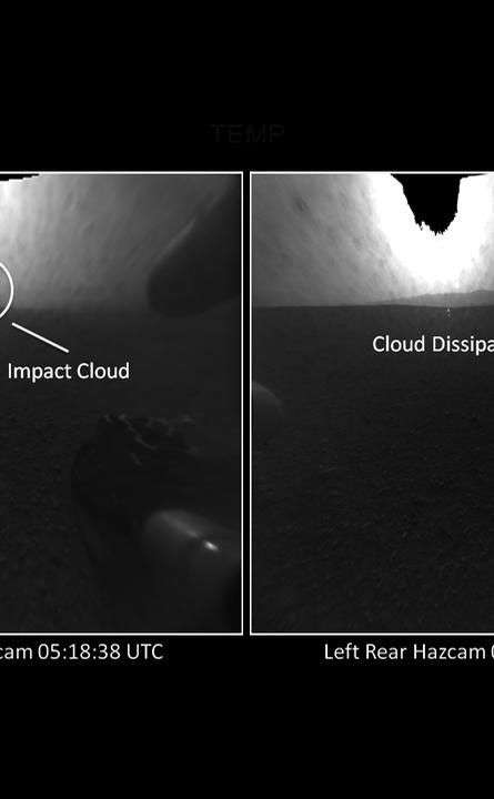 Witnessing the Descent Stage Crash?