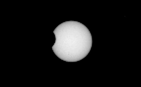 Mars has two small, asteroid-sized moons named Phobos and Deimos.