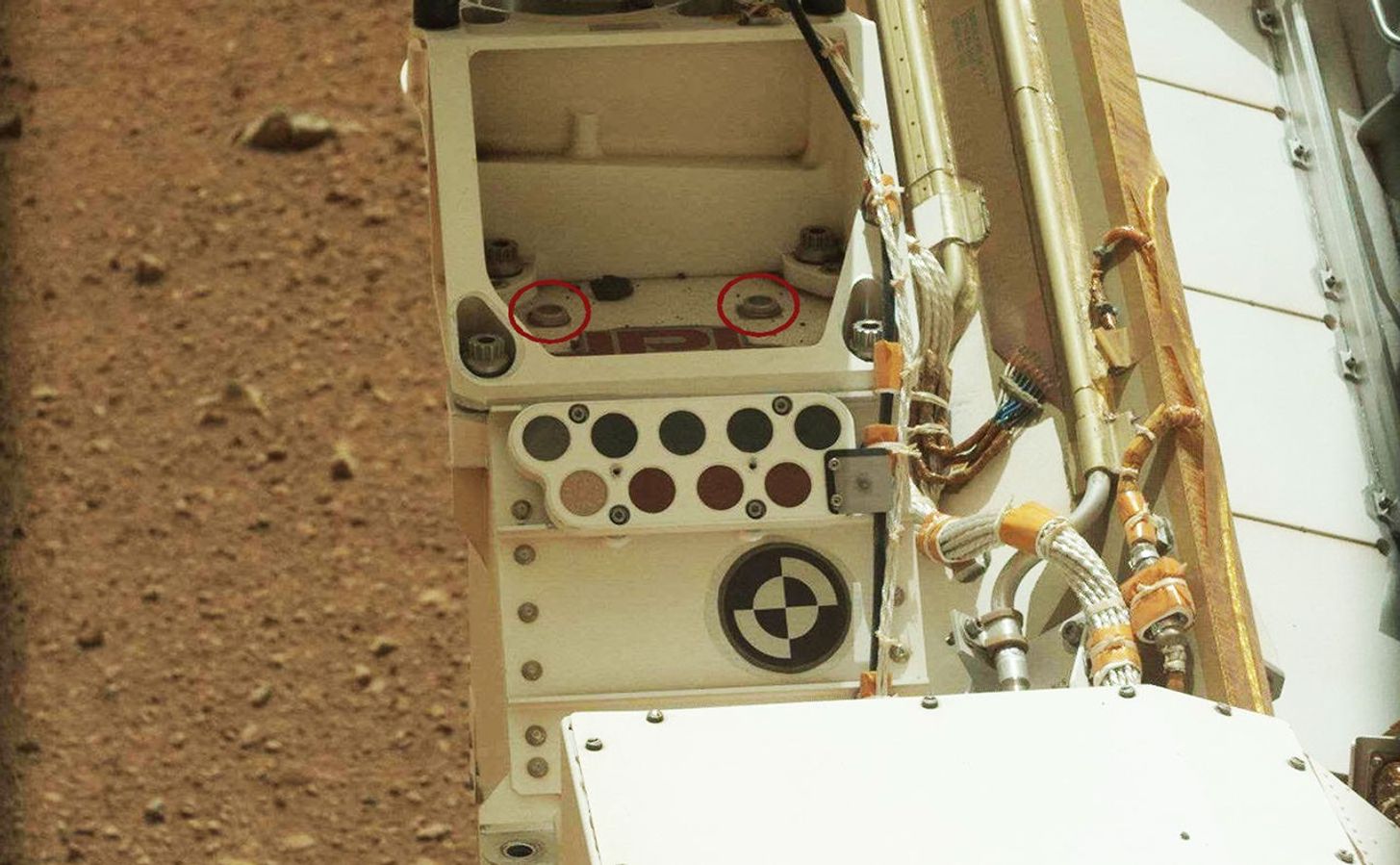 These two signature chips (circled in red) carry 1.2 million names submitted from the public.