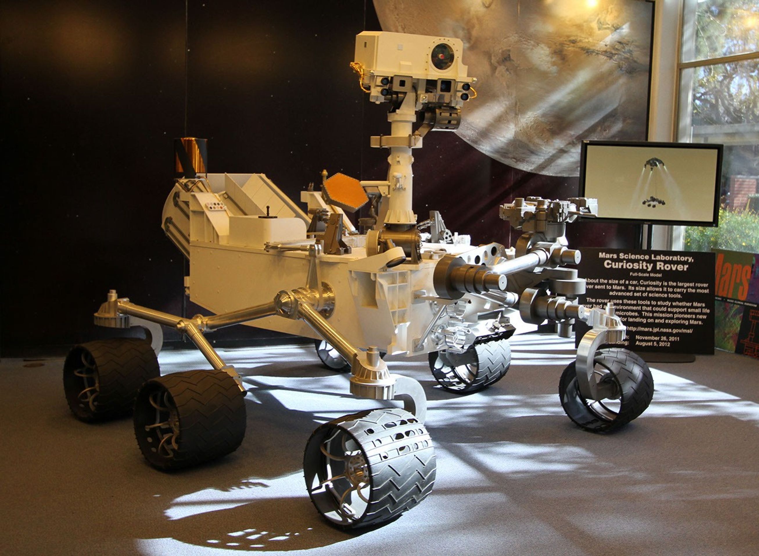 A model of the Mars rover Curiosity, similar to the one shown here, will ride in the Inaugural Parade on Jan. 21. Image credit: NASA/JPL-Caltech