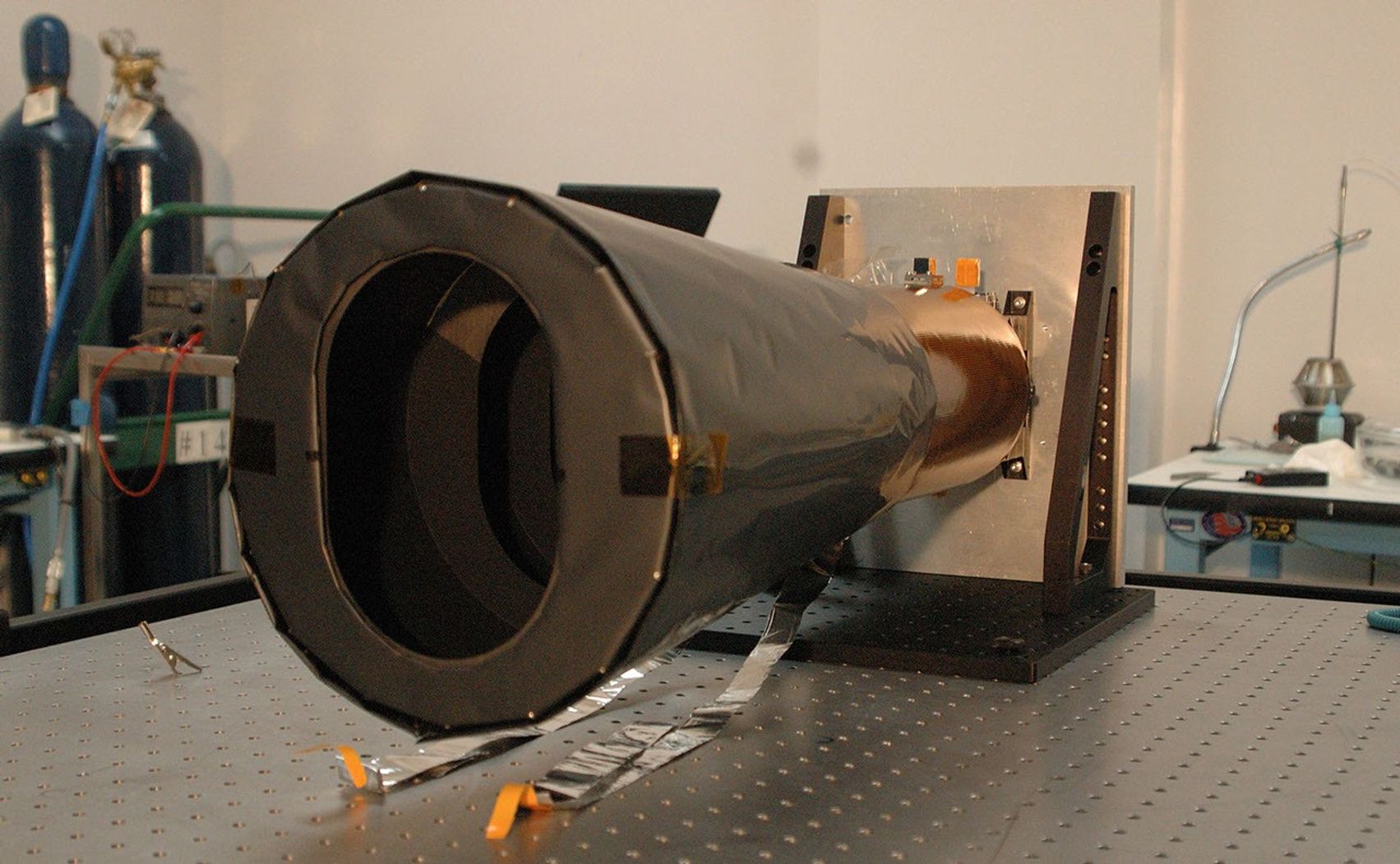 The MRO Context Camera, CTX, at Malin Space Science Systems in 2004, before it was delivered and mounted on the spacecraft.
