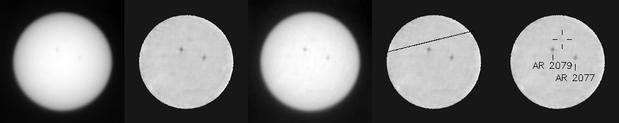 Image of Mercury Transit of the Sun, Seen From Mars