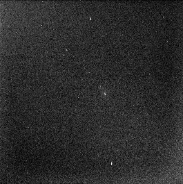 This two-image blink shows a comparison of two exposure times in images from the panoramic camera (Pancam) on NASA's Mars Exploration Rover Opportunity showing comet C/2013 A1 Siding Spring as it flew near Mars on Oct. 19, 2014.