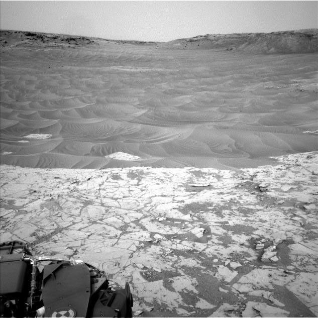 Ripples Beside 'Pahrump Hills' Outcrop at Base of Mount Sharp