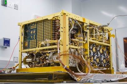 The Sample Analysis at Mars (SAM) is a powerful set of three instruments onboard the Mars Science Laboratory (MSL) Curiosity rover that work together to investigate the chemistry of the Martian surface and atmosphere within Gale Crater.