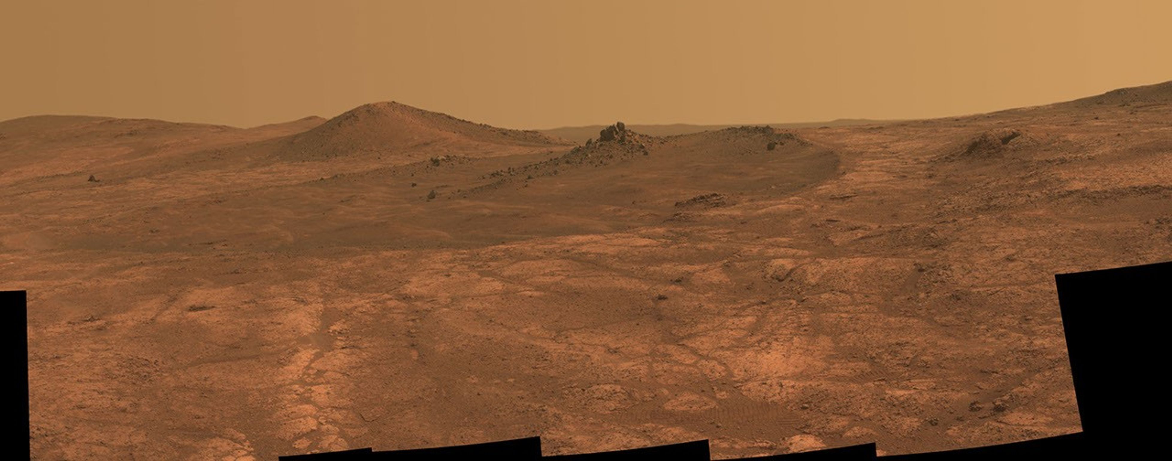 
			Rock Spire in 'Spirit of St. Louis Crater' on Mars - NASA Science			