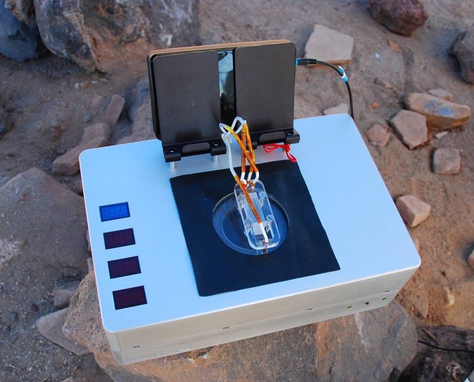 The Chemical Laptop, developed at JPL, analyzes liquid samples and detects amino acids and fatty acids. These are both chemicals that are essential to life.