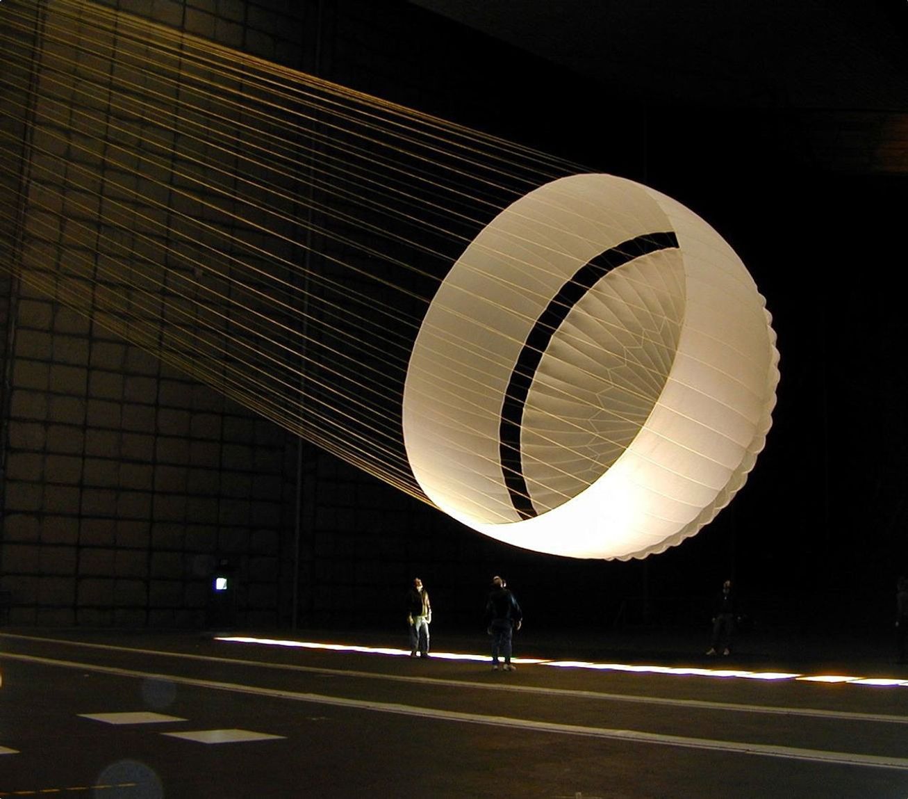 Mars Exploration Rover parachute deployment testing