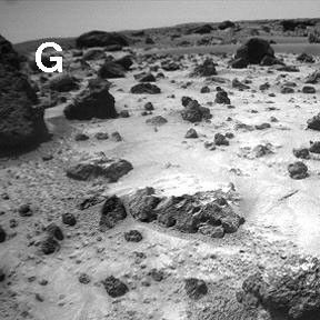 NASA's Sojourner observations in the Ares region on Mars raise and answer questions about the origins of the rocks and other deposits found there. Deposits are not the same everywhere. Sol 1 began on July 4, 1997.