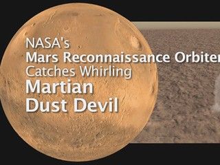 
			Mars' Whirling Dust Devil - NASA Science			