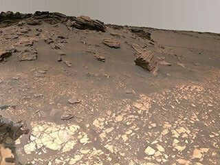 Intriguing Martian rocks surround NASA’s Perseverance rover in this panorama showing an ancient river delta, made from images captured by the Mastcam-Z camera system.
