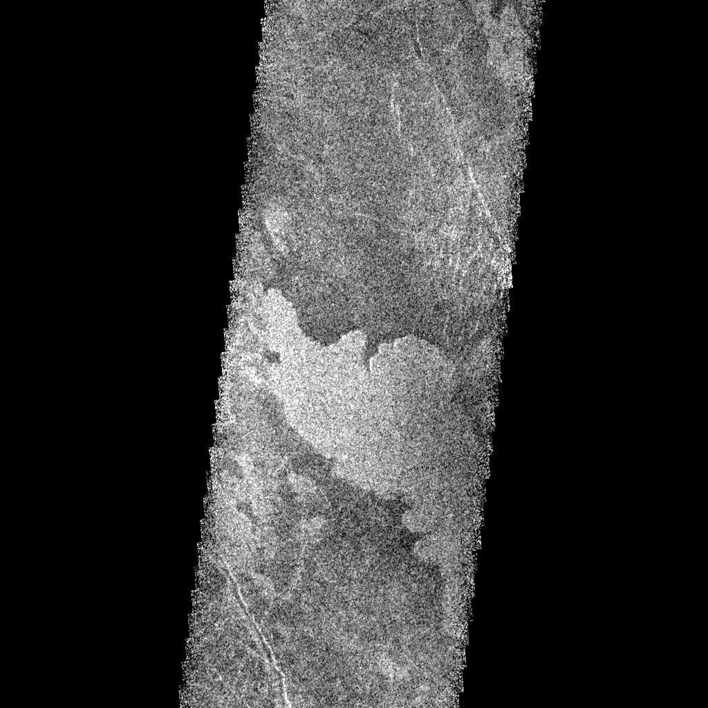This radar image from NASA's Magellan is of part of the Phoebe region of Venus. It is a mosaic of parts of revolutions 146 and 147 acquired in the first radar test on Aug. 16, 1990.