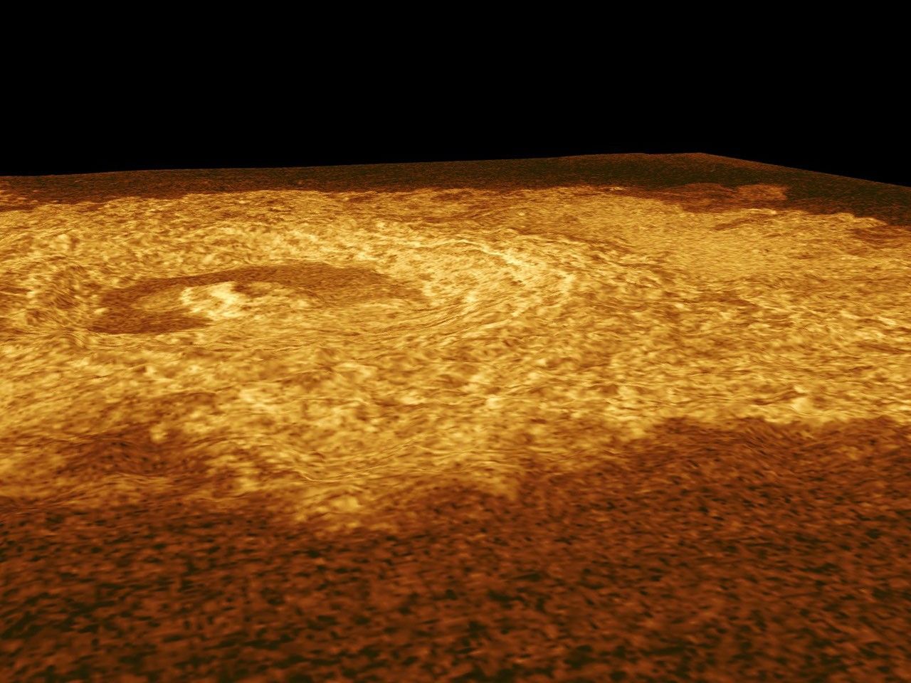 Venus - Oblique View of Crater Riley - NASA Science Venus - Oblique View of Crater Riley - NASA Science