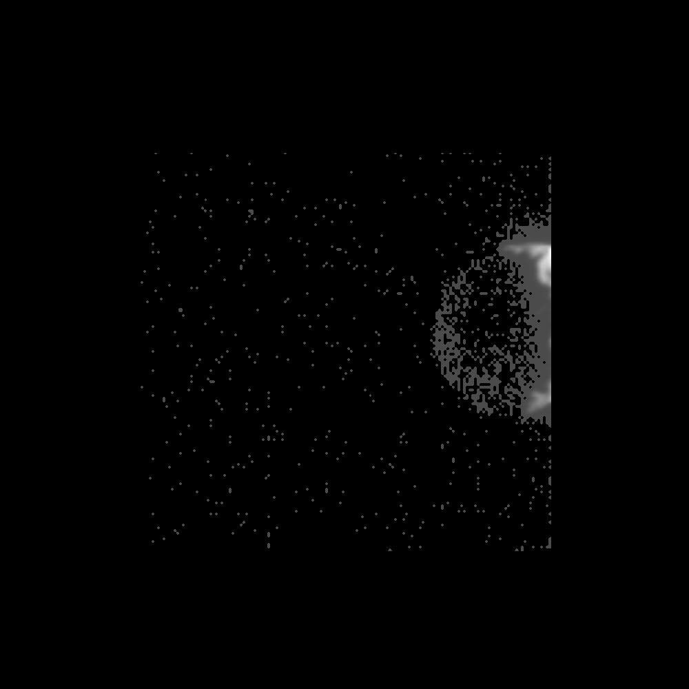 Within seconds of its closest approach to the asteroid 243 Ida on August 28, 1993, NASA's Galileo spacecraft's Solid State Imaging camera caught this glimpse of Ida's previously unknown moon orbiting the asteroid.