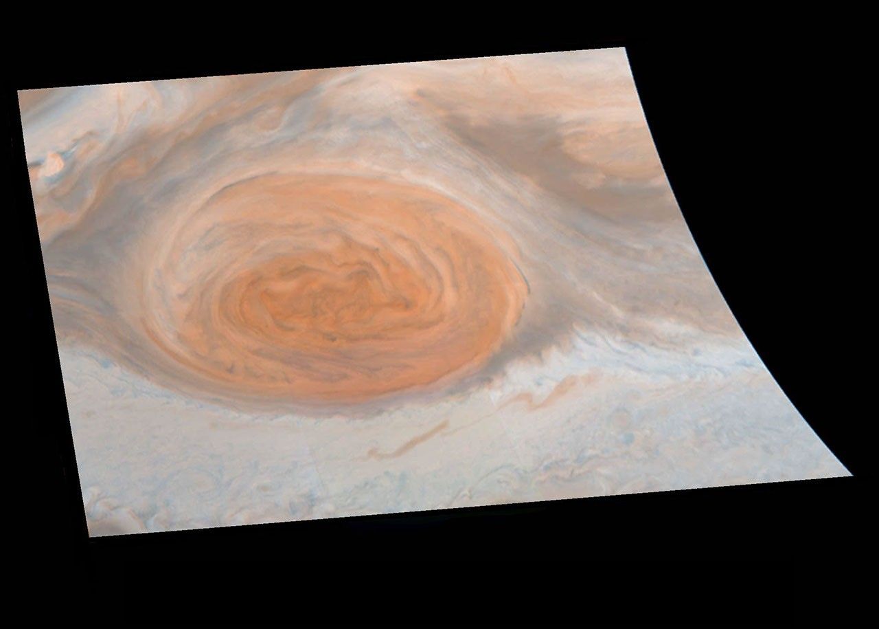 True Color of Jupiter's Great Red Spot - NASA Science