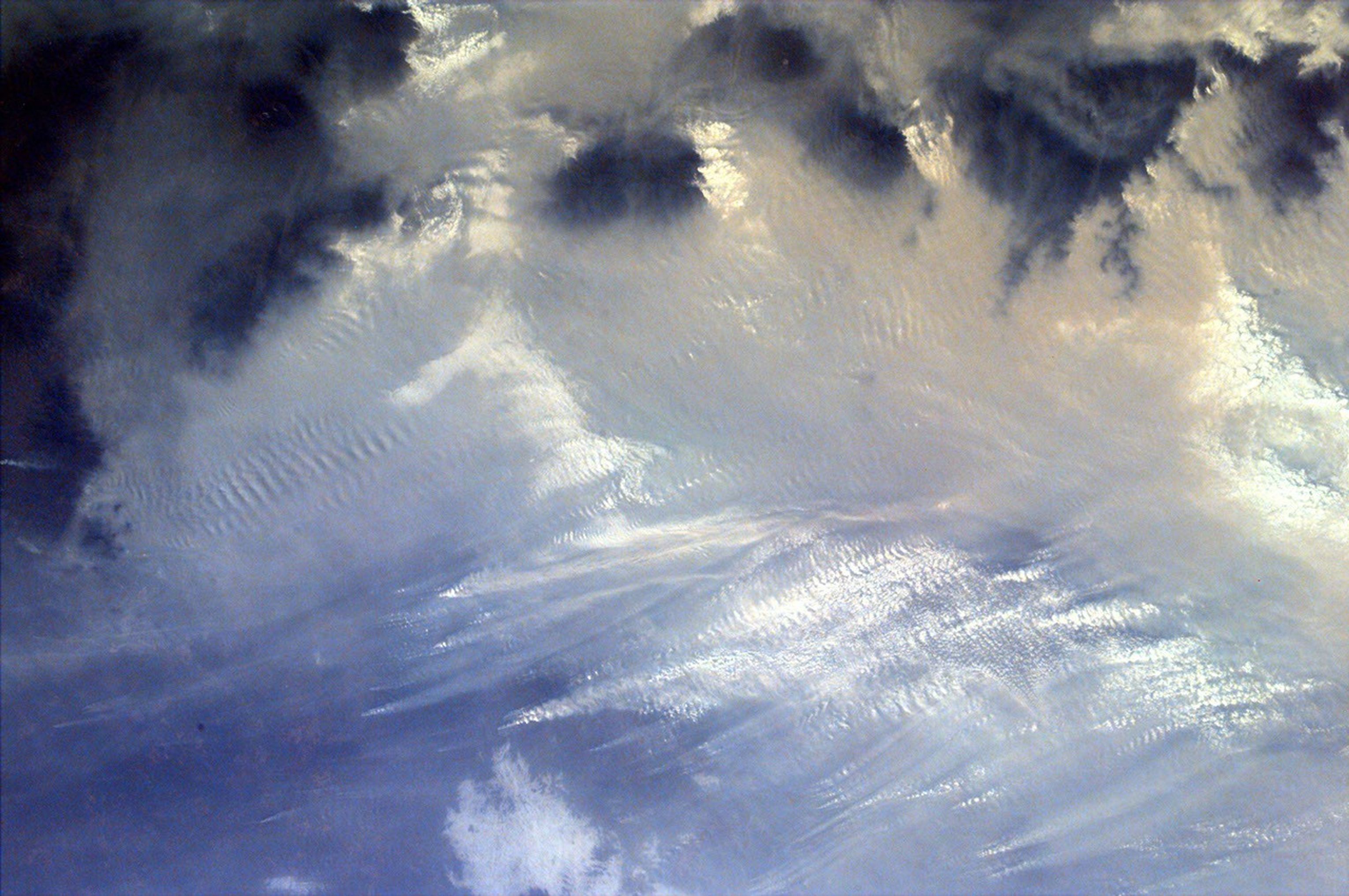 Middle school students across the country photographed the fires and smoke over southern Sumatra from a camera aboard the Space Shuttle Atlantis September 27, 1997.