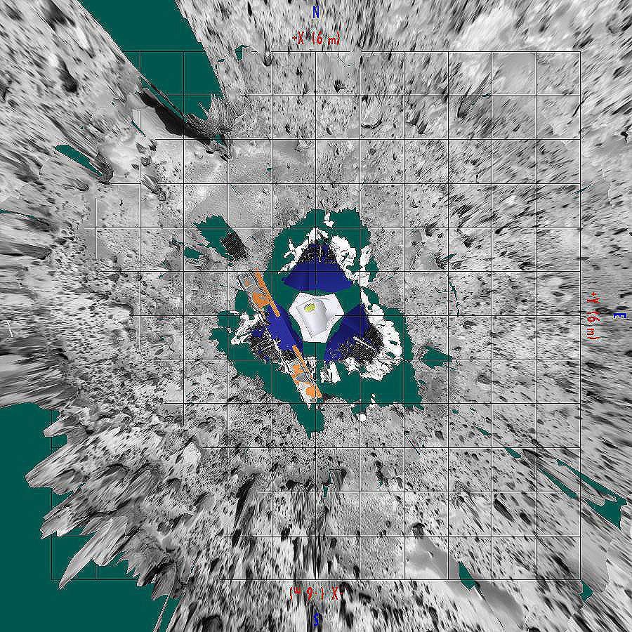 Overhead view of Pathfinder Landing Site NASA Science Overhead view of Pathfinder Landing Site NASA Science