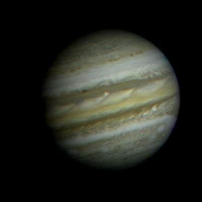 NASA's Voyager 1 took this picture of the planet Jupiter on Jan. 6, 1979, the first in its three-month-long, close-up investigation of the largest planet.