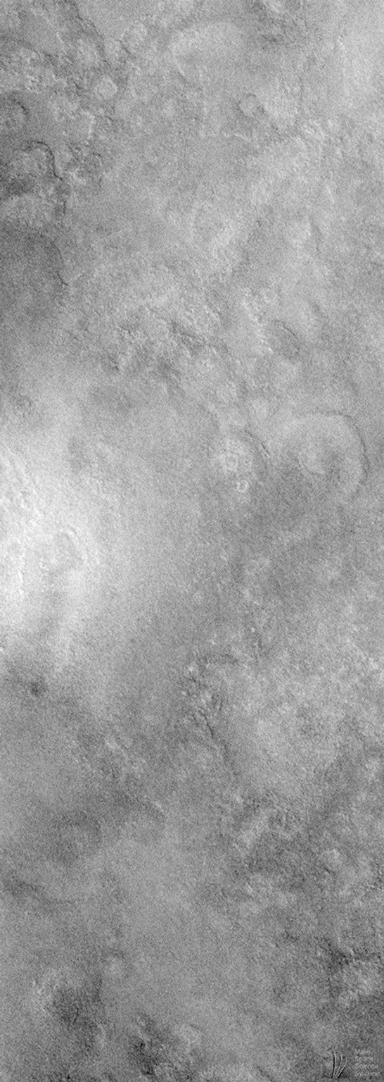 This image taken on August 9, 1998 by NASA's Mars Global Surveyor shows Vastitas Borealis (the Northern Vastness), the name given to the enigmatic northern plains of Mars.