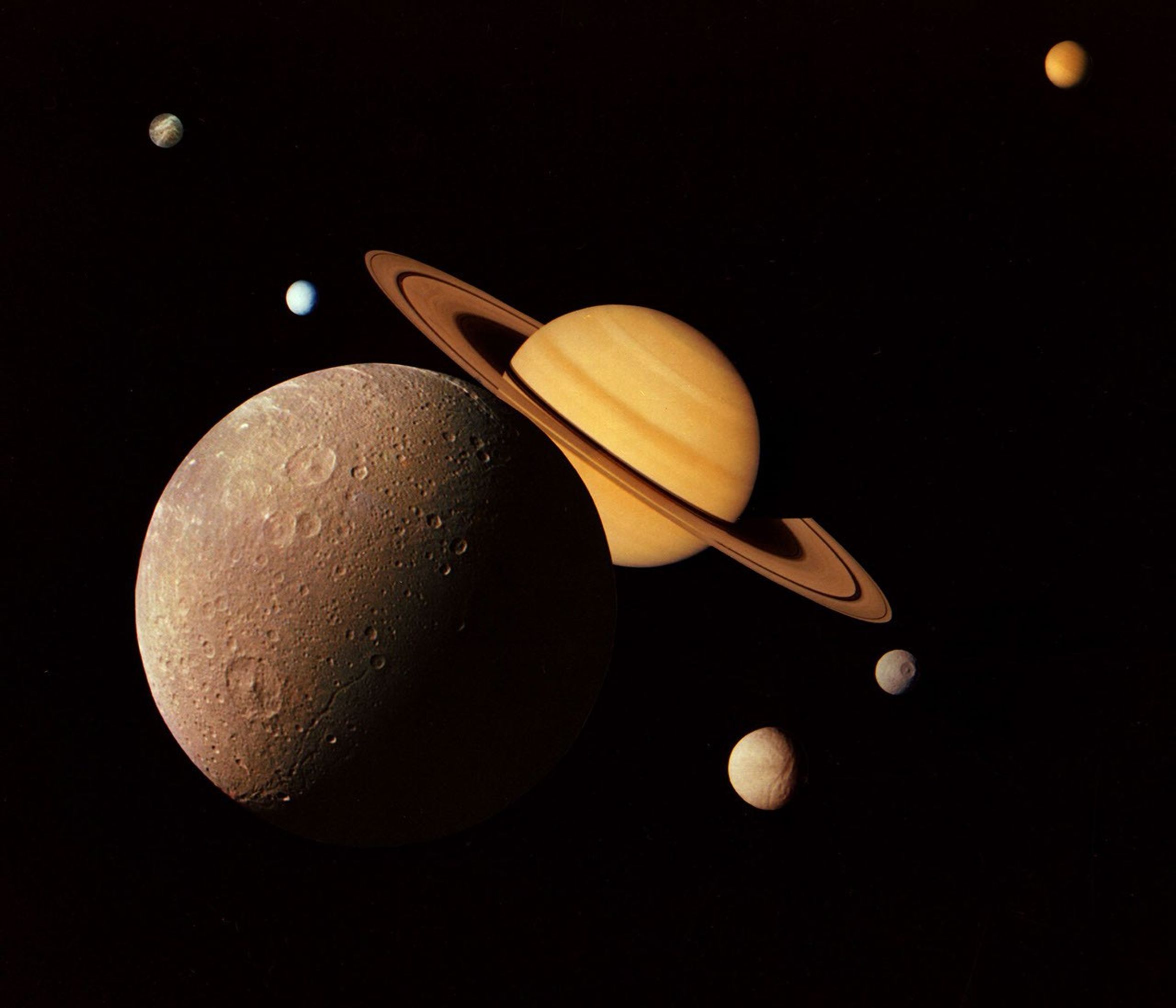 
			Saturn System Montage - NASA Science			