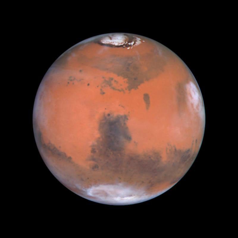 Taking advantage of Mars's closest approach to Earth in eight years, astronomers using NASA's Hubble Space Telescope have taken the space-based observatory's sharpest views yet of the Red Planet.
