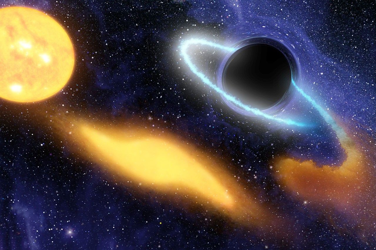Black Hole Grabs Starry Snack (Artist Concept) - NASA Science