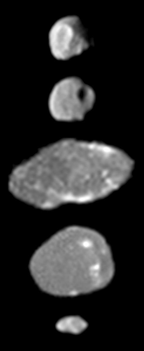 
			Jupiter Small Satellite Montage - NASA Science			