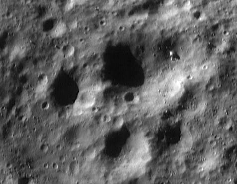 This image taken by NASA's NEAR Shoemaker on May 1, 2000, shows numerous craters and boulders on asteroid Eros.