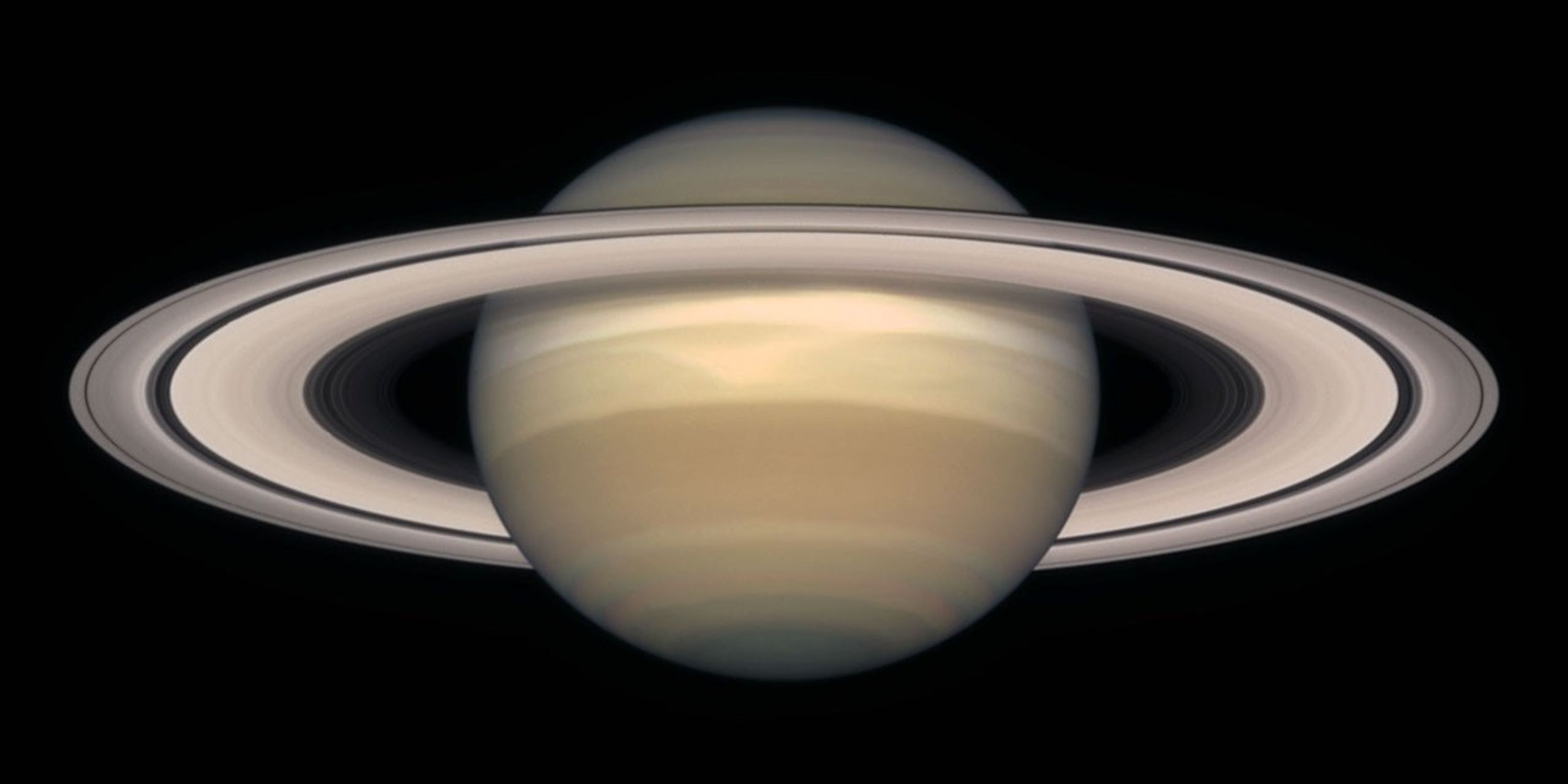 A series of NASA Hubble Space Telescope images, captured from 1996 to 2000, show Saturn's rings open up from just past edge-on to nearly fully open as it moves from autumn towards winter in its Northern Hemisphere.