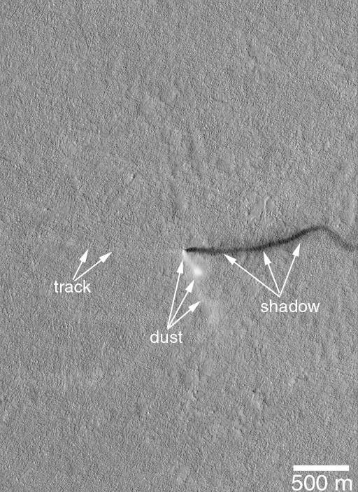 
			A Mid-Summer's Dust Devil - NASA Science			