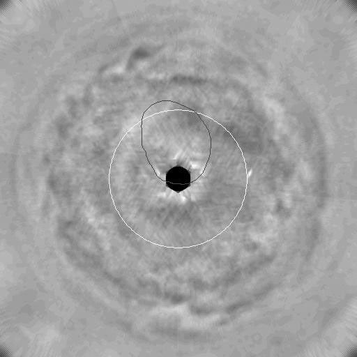 Unexpected dynamics in Jupiter's upper atmosphere, or stratosphere, including the birth and motion of a dark vortex wider than Earth, appear in a movie clip spanning 11 weeks of ultraviolet imaging by NASA's Cassini spacecraft.